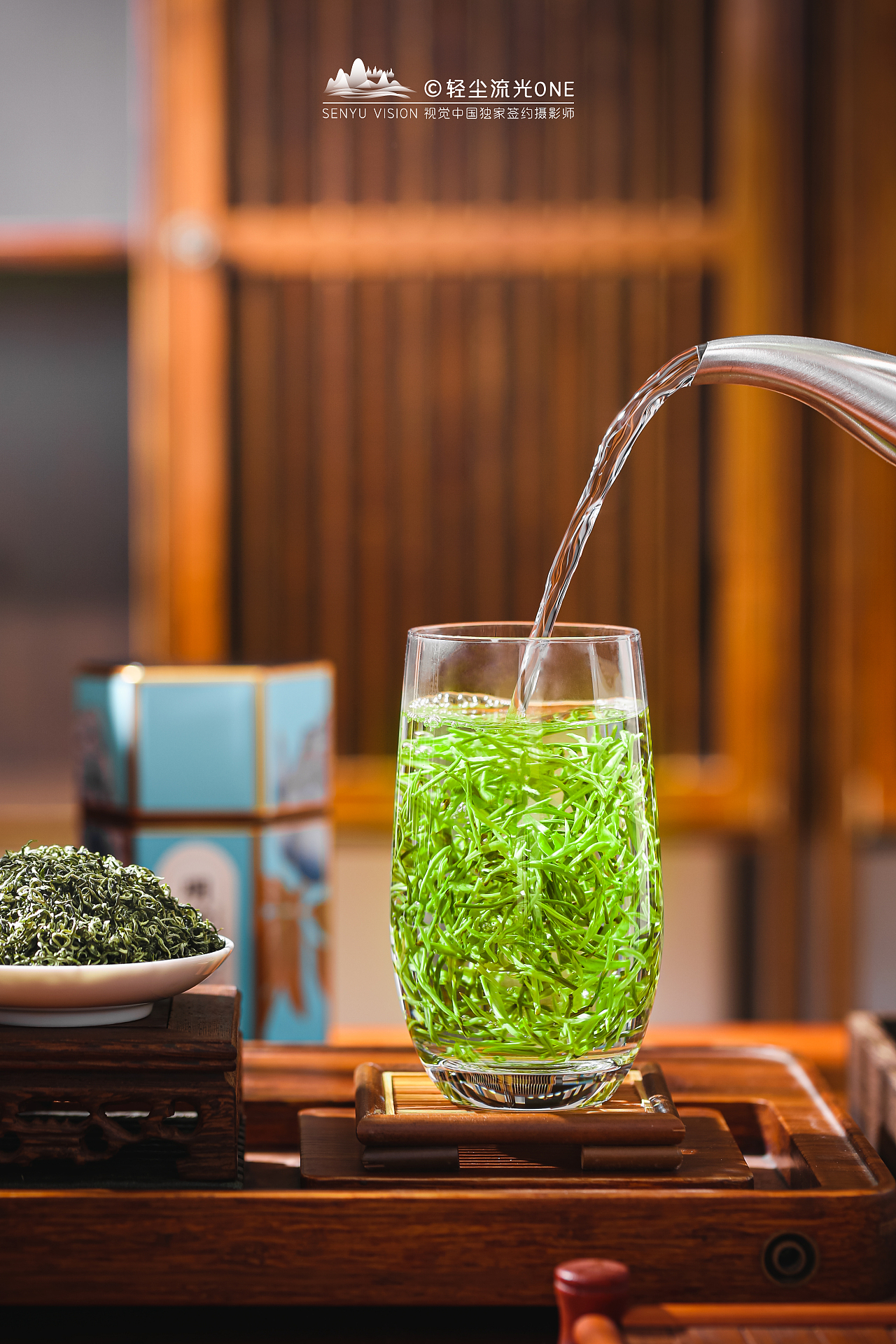 明前绿茶商业摄影