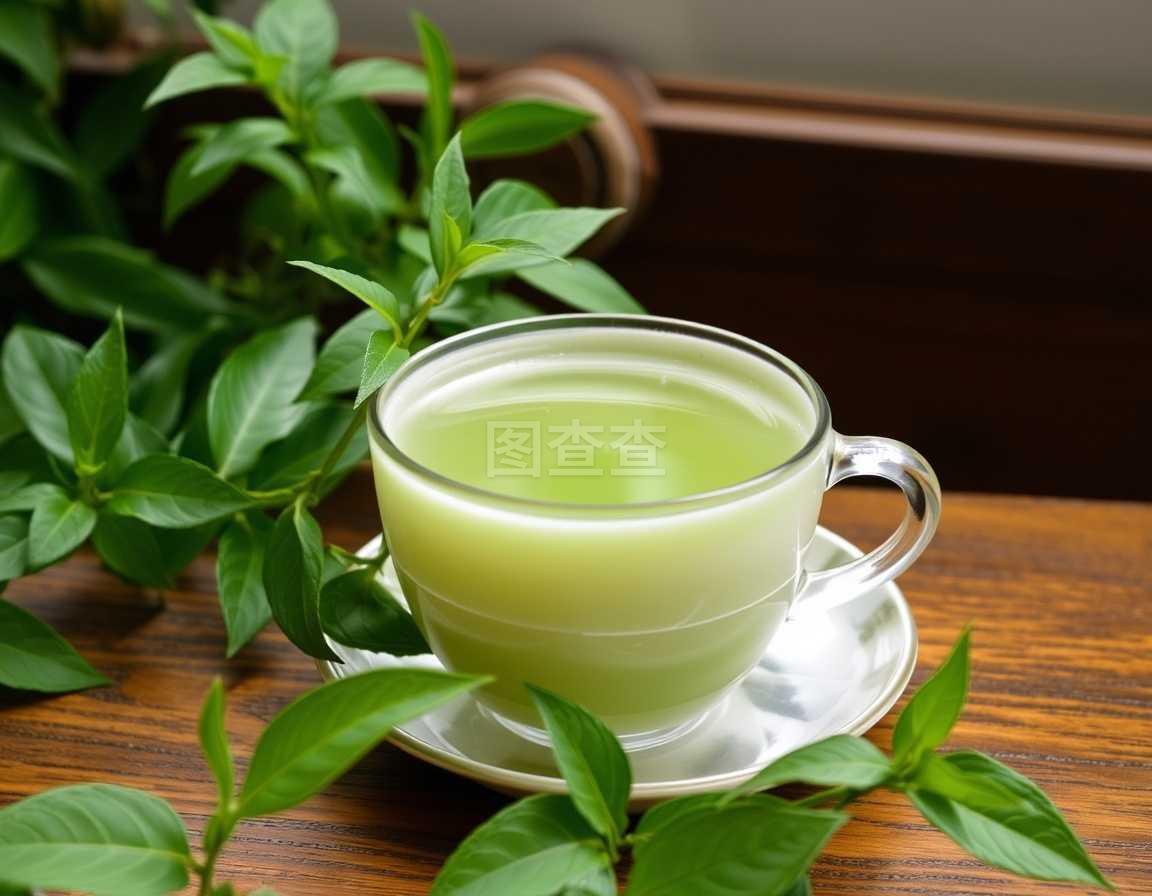 绿茶。